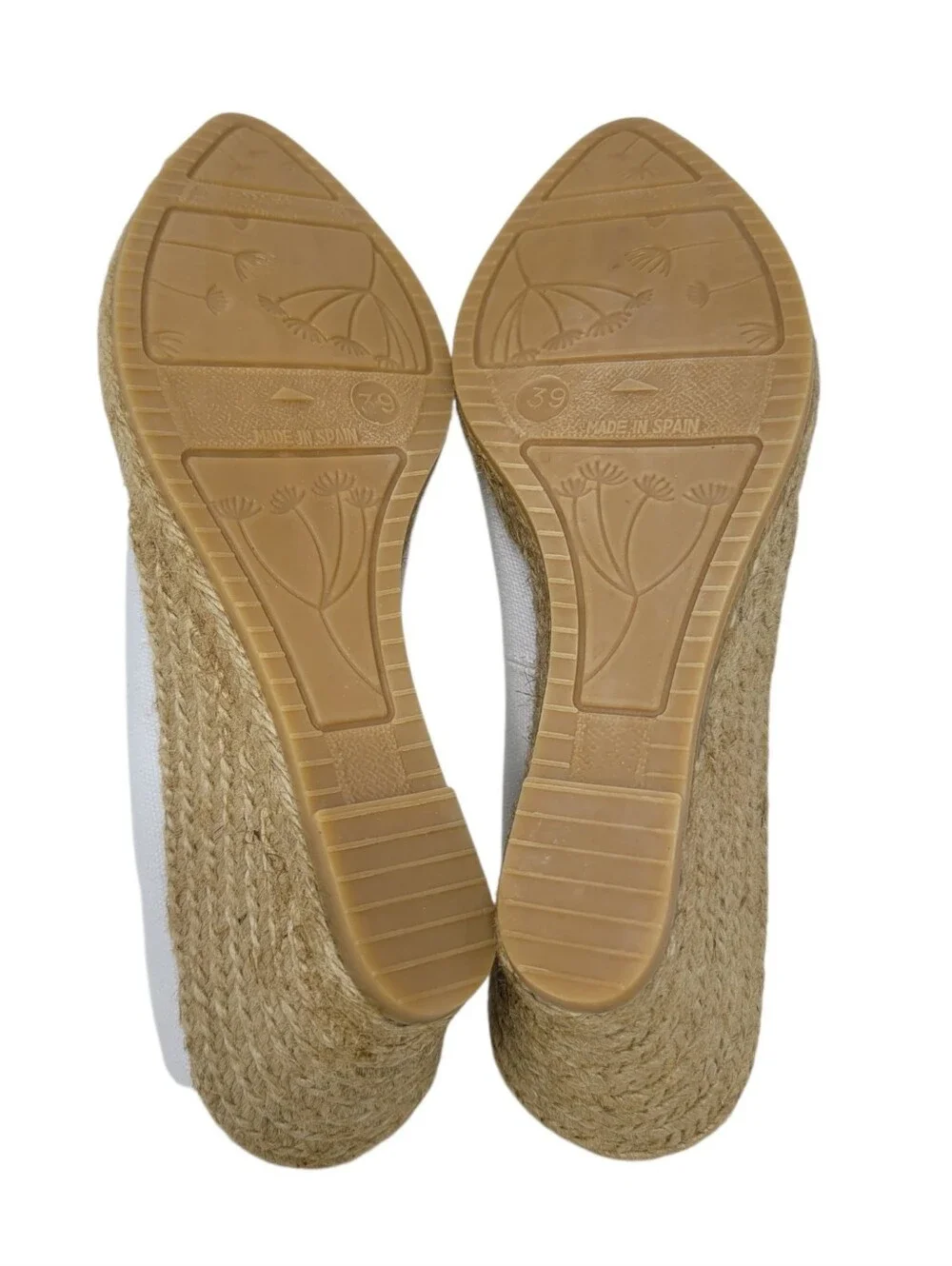 Viscata Barcelona Roses Canvas V Cut Espadrille Wedges